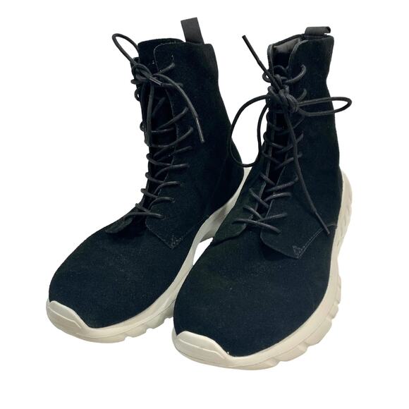 CU4TRO Black Suede NINJA Boots Sneakers | 42 Men 9 Women 10.5 | EUC main image 8
